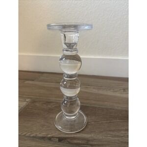 Studio Crystal by Studio Silversmiths 10.5" tall, Crystal Votive Sz Candleholder